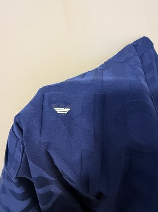 Polo Emporio Armani Azul Marinho Tamanho M