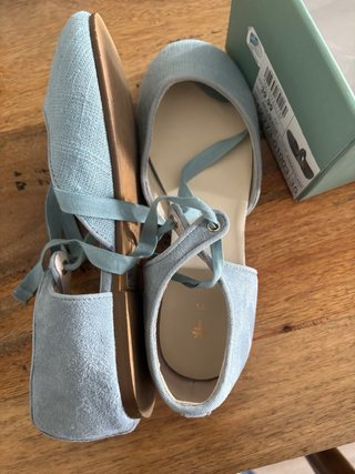 Zapatos Coconut ballet azul talla 35