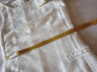 Vestido blanco tejido talla L