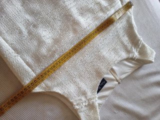 Vestido blanco tejido talla L