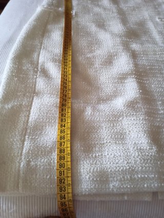 Vestido blanco tejido talla L