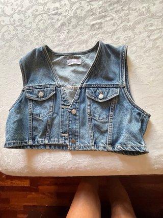 Chaleco vaquero Zara Talla M