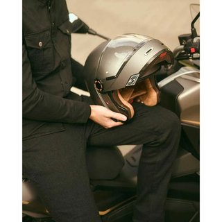 Casco Modular By City 90 Grises Mate