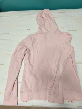 Sudadera Hollister rosa con capucha Talla S