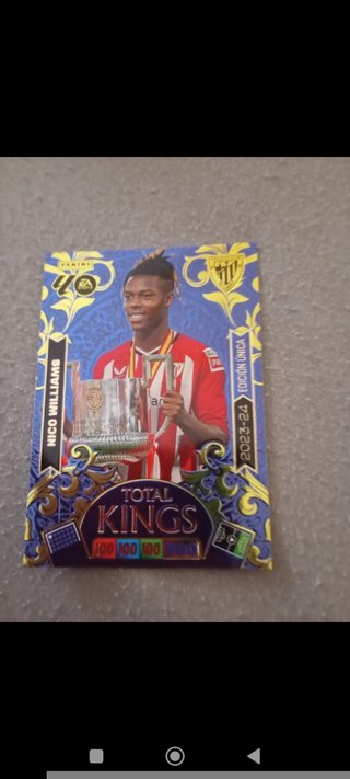 Cromo Nico Williams Total Kings Edición Única