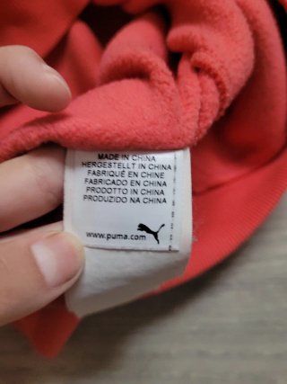 Sudadera Puma Coral con Capucha