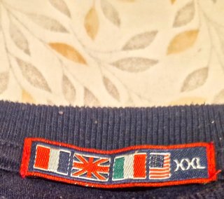 Camiseta Lonsdale London Manga Larga Azul XXL