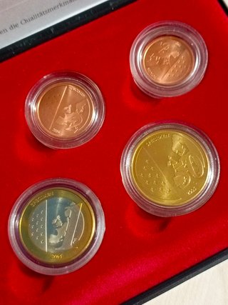 Set prova Euro Vaticano Benedetto XVI Argento