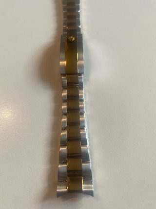 Cinturino acciaio bicolore argento/oro per Rolex20