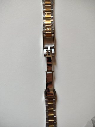Cinturino acciaio bicolore argento/oro per Rolex20