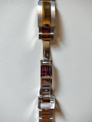 Cinturino acciaio bicolore argento/oro per Rolex20