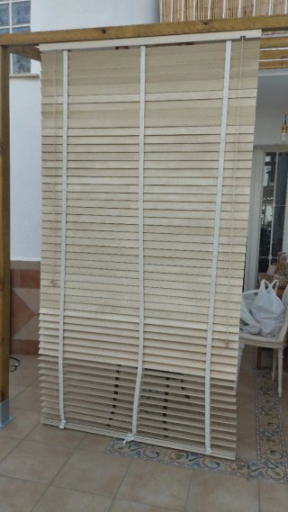 Persiana Veneciana Madera Beige
