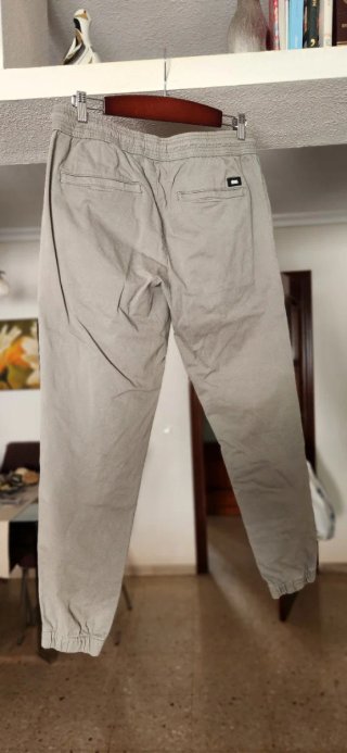 Pantalones jogger beige/verde ropa hombre