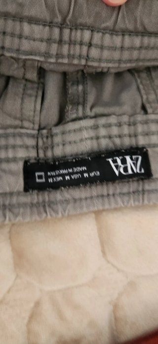 Pantalones jogger beige/verde ropa hombre