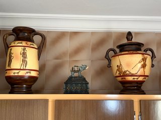 Jarrón Decorativo Estilo Griego