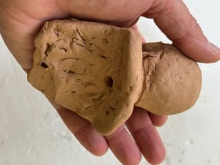 Testa presepe napoletano terracotta