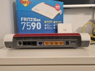 Fritz!Box 7590 + Modem Fibra ZTE