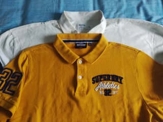 Lote 2 polos caballero Hollister y Superdry