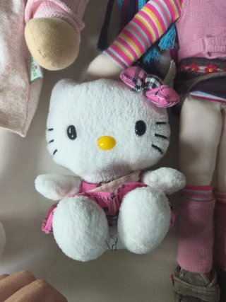 Muñecas La Nina y Hello Kitty