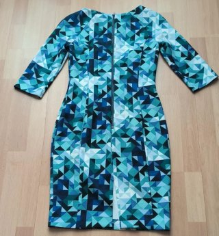 Vestido print geométrico H&M