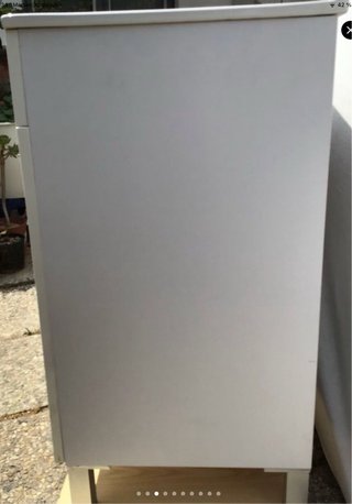 Mueble de baño, lavabo y espejo