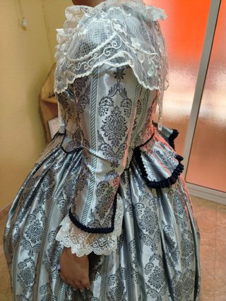 Traje de Fallera Talla 46-48 Azul