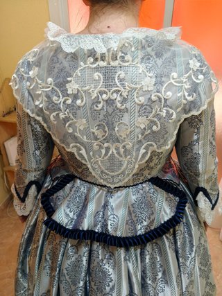 Traje de Fallera Talla 46-48 Azul