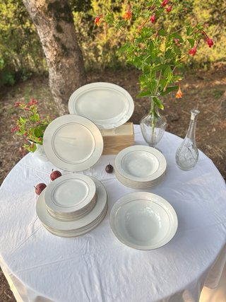Vajilla Porcelana Imitación Limoges 6 Servicios
