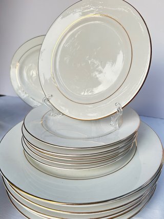 Vajilla Porcelana Imitación Limoges 6 Servicios