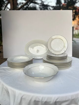 Vajilla Porcelana Imitación Limoges 6 Servicios