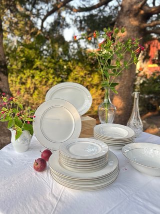 Vajilla Porcelana Imitación Limoges 6 Servicios