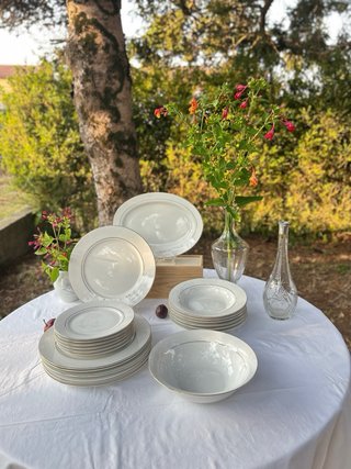 Vajilla Porcelana Imitación Limoges 6 Servicios