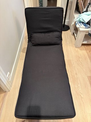 Sofá Cama Plegable Negro