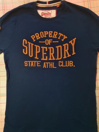 Camiseta Superdry Hombre Azul