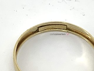 anillo oro 18k con piedra con circonita