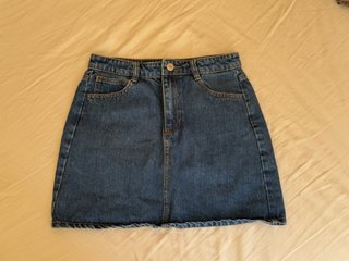 Saia de ganga Stradivarius azul
