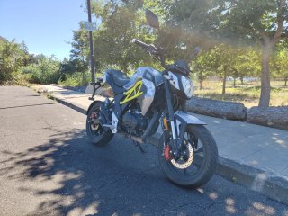 Macbor Fun 125 Plus Plata/Amarillo 6000 Km