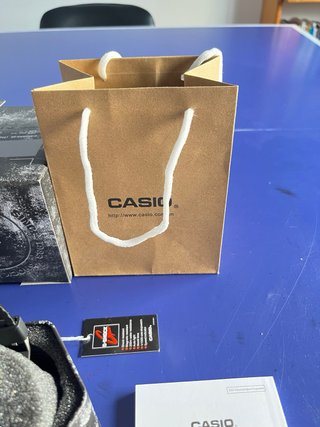 Reloj Casio Shock Negro y Azul Nuevo