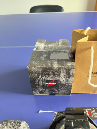 Reloj Casio Shock Negro y Azul Nuevo