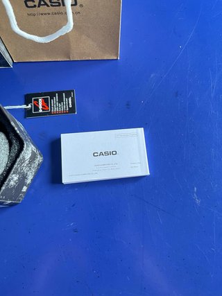 Reloj Casio Shock Negro y Azul Nuevo
