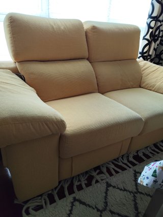 Sofá 3+2 plazas con 1 asiento reclinable