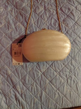 Bolso Monada Mango Beige y Dorado