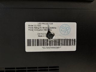 Proyector Digital HD 720P WXGA LED