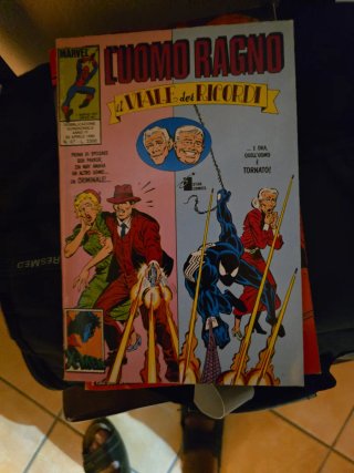 L'uomo ragno a fumetti