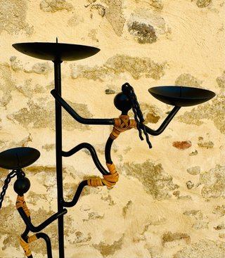 Candelabro Mid-Century Estilo Laurids Lønborg 52cm