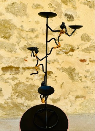 Candelabro Mid-Century Estilo Laurids Lønborg 52cm