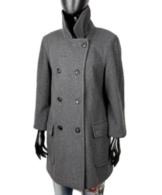 Cappotto Burberry Donna Lana Cashmere Tg 44 \ M