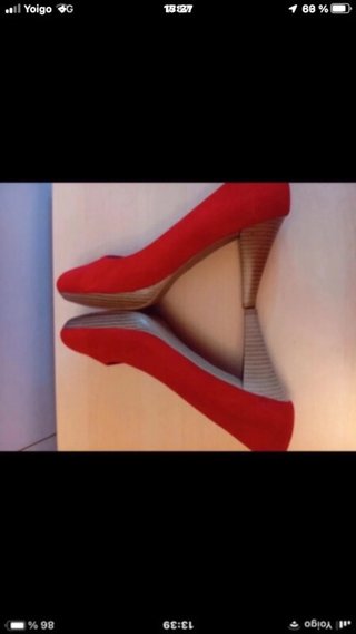 Zapatos Patricia Miller Rojos Piel