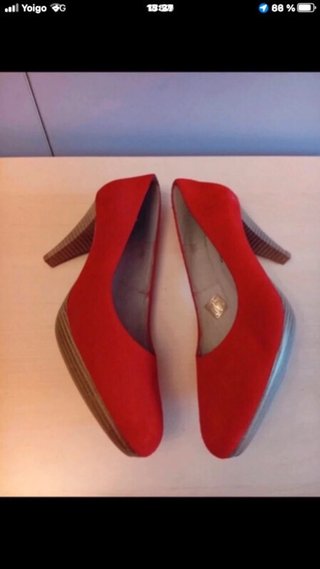 Zapatos Patricia Miller Rojos Piel