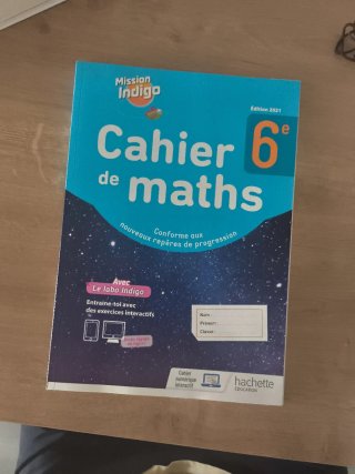 Cahier de maths